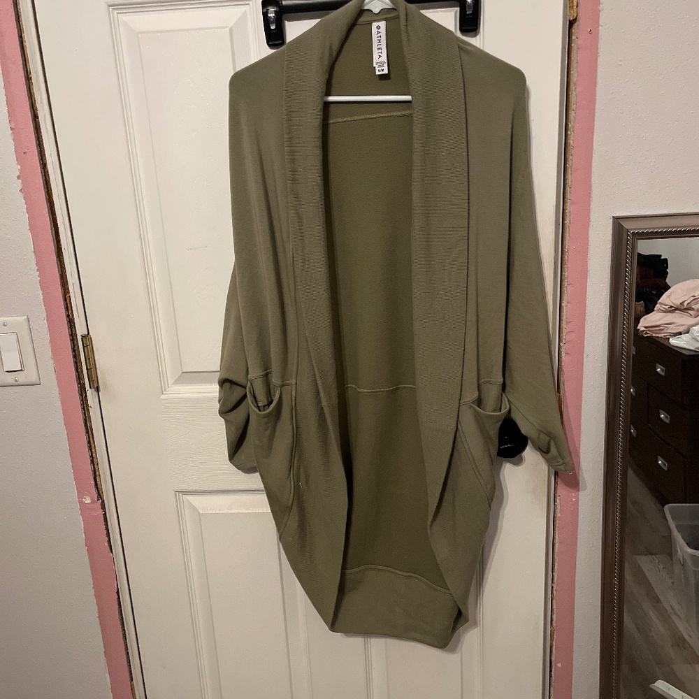 Cardigan olive green